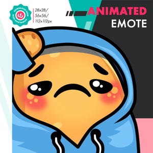 Animated Potato Hoodie Emote, Animated Potato Depressed Emote For Twitch Streamers