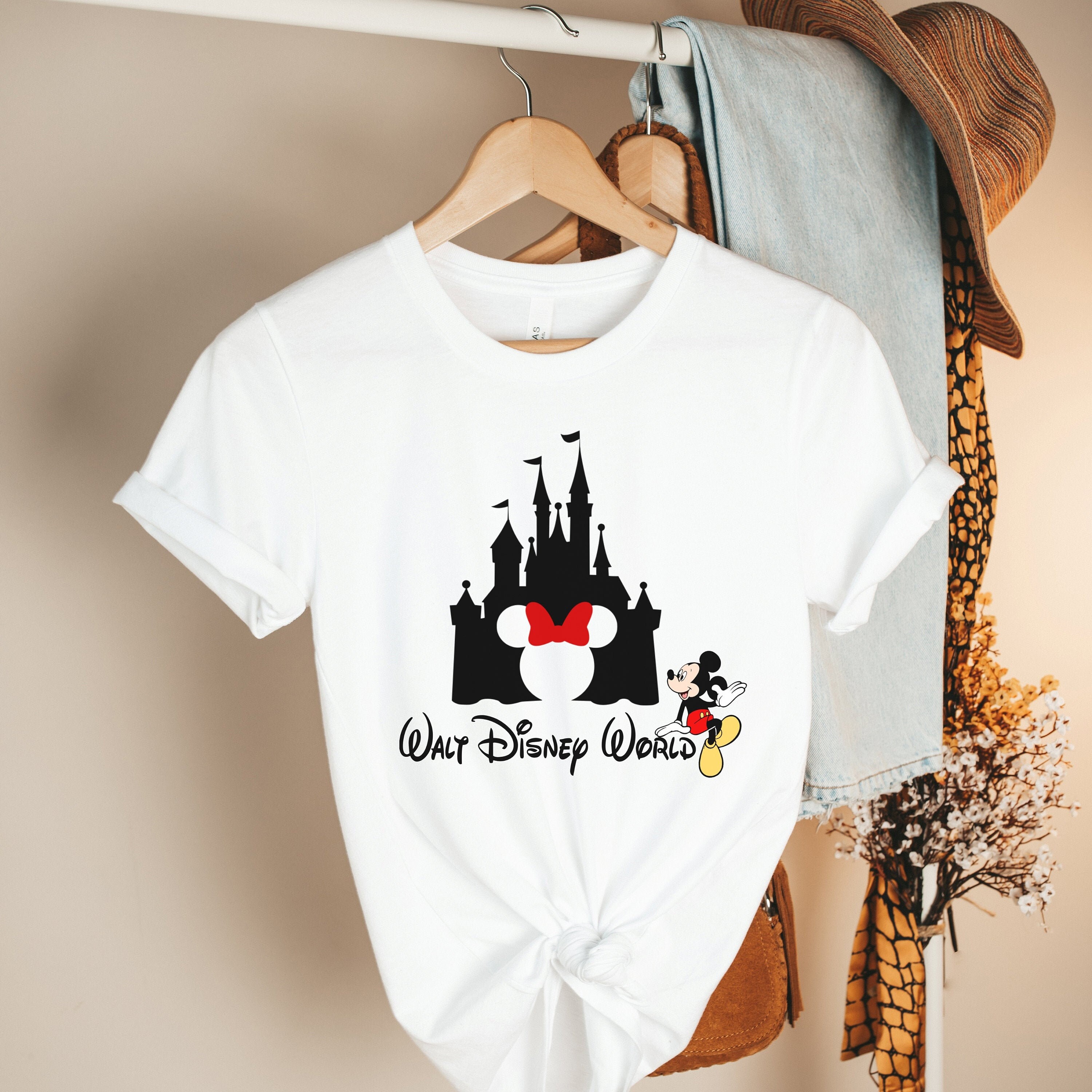 Camisa Walt Disney World camisa del castillo de la Etsy