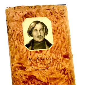 Nikolai Gogol 1950s, Antique Literature Gifts for Library Decor, Old Russian Books, Classics