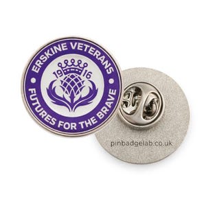 25mm Custom Metal Lapel Pin Badge Personalised with Your Design, Text or Logo image 2