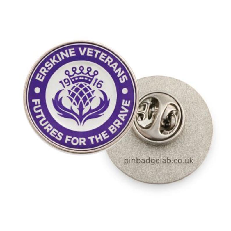25mm Custom Metal Lapel Pin Badge Personalised with Your Design, Text or Logo image 2