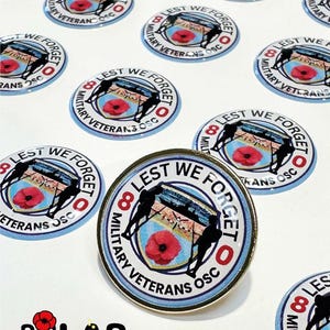 25mm Custom Metal Lapel Pin Badge Personalised with Your Design, Text or Logo image 3