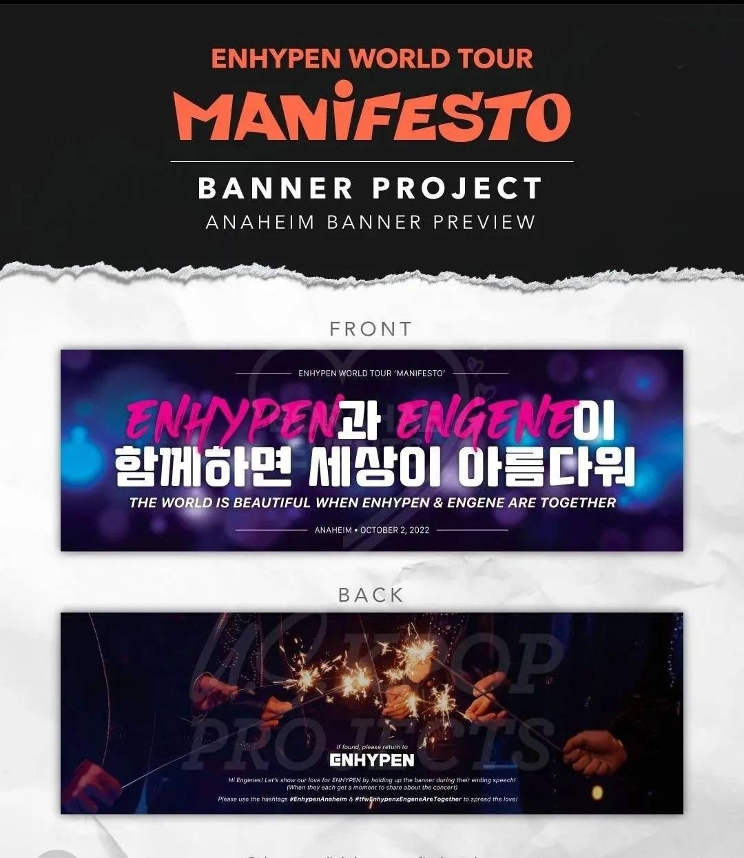 Kpop Concert Banners