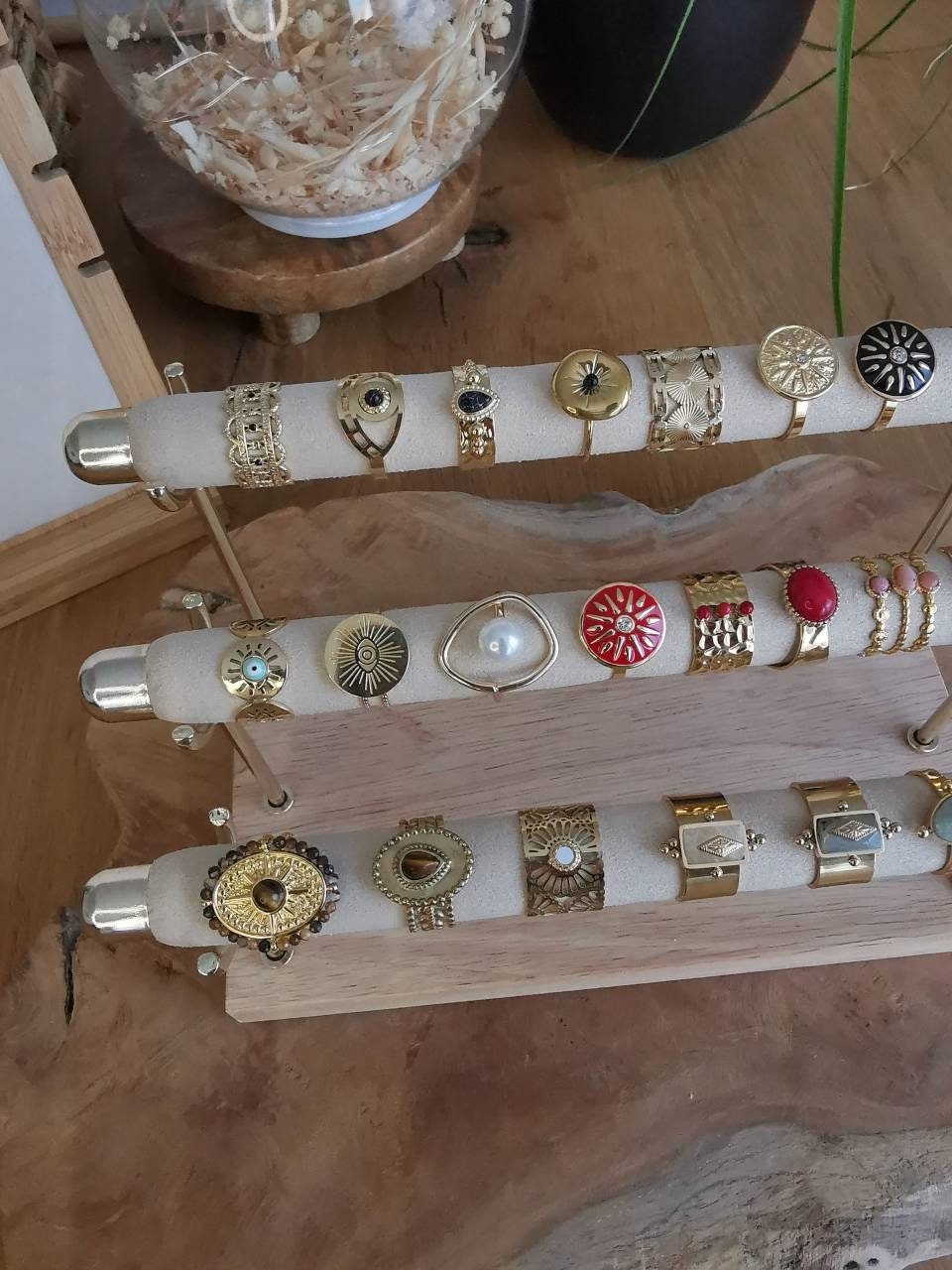 Bague Neuve En Acier Inoxydable Argenté Ajustable Taille Unique - Avec étiquettes