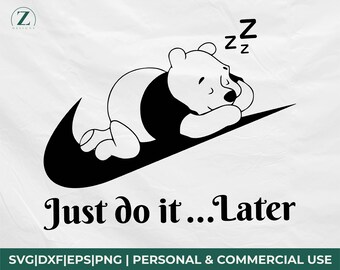 Winnie Pooh Sleeping Etsy