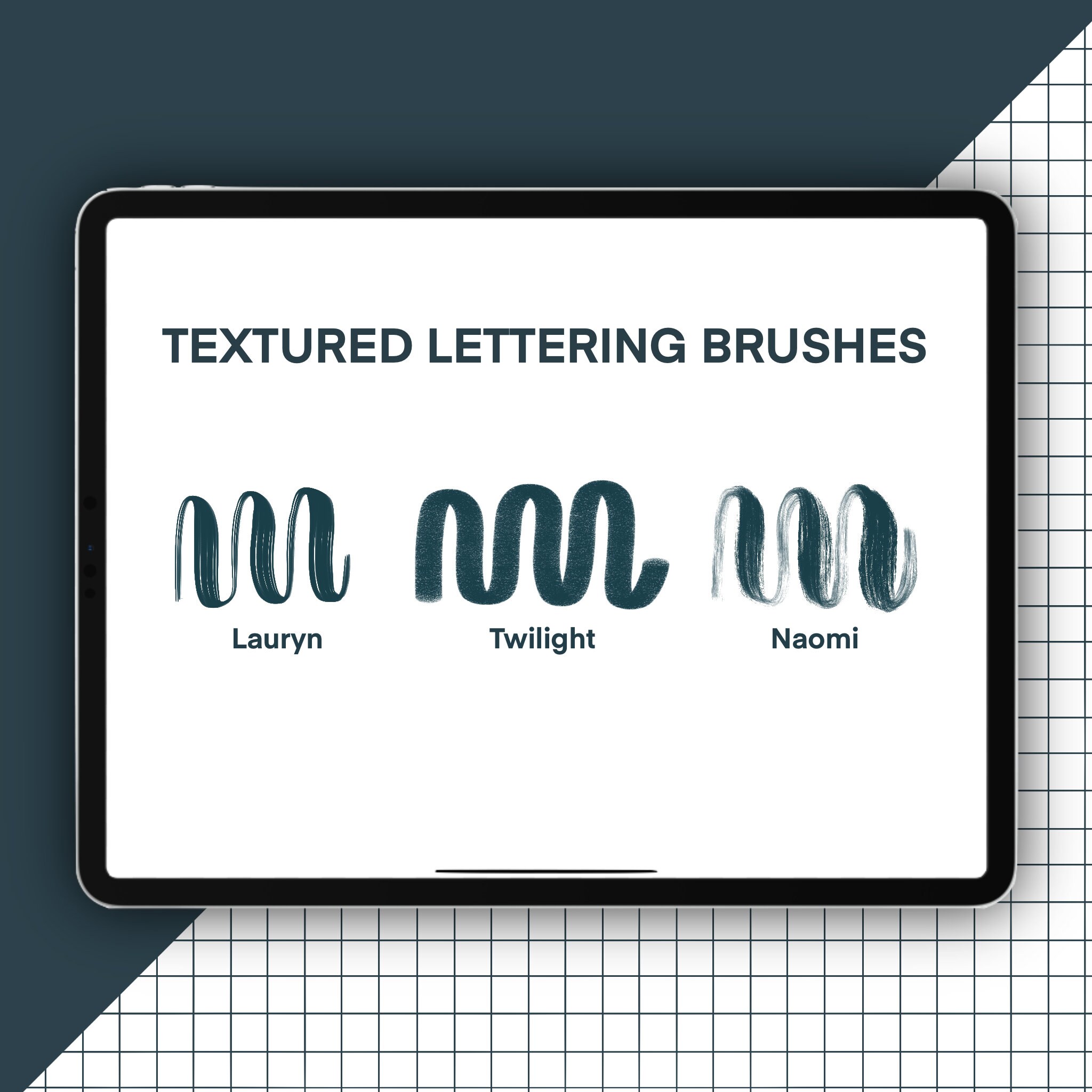 The Ultimate Procreate Lettering Brush Pack 20 Brushes Bundle Set ...