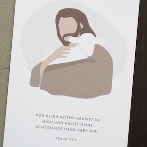 Christliche Karte: Psalm 139,5