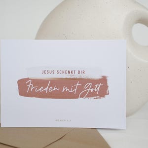 Cartão de Páscoa cristão: Jesus lhe dá paz com Deus