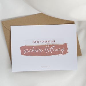 Carte de Pâques chrétienne : Jésus vous donne un espoir certain