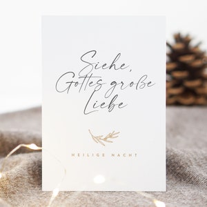 Christelijke kerstkaart: Zie Gods grote liefde
