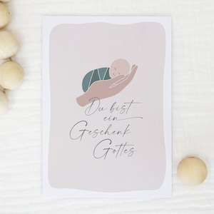 Christian Birth Card: You are a gift from God