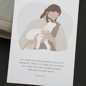 Christliche Karte: Jesaja 43,1