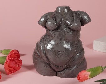 Goddess Venus Sculpture, Female Body Figurine, Body Positive Art, Decoration, Unique Gift, Ceramic Gypsum Sculpture