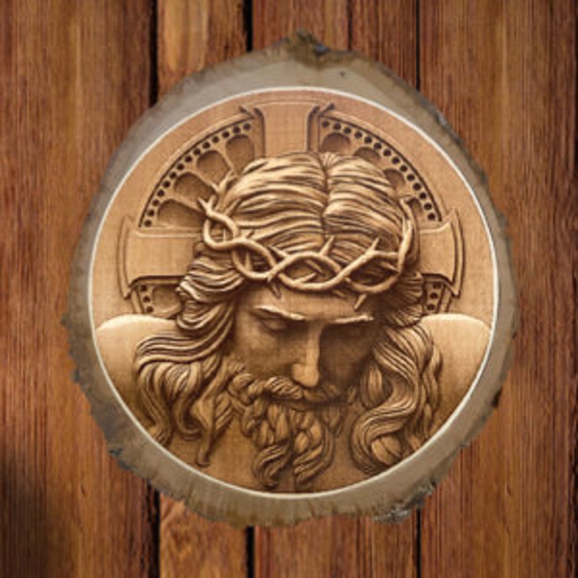 Jesus Christ Religious Wall Art Laser engrave wood Photo WOOd Etsy