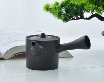 Ceramic Kyusu Teapot Pottery Tea Pot 175ml