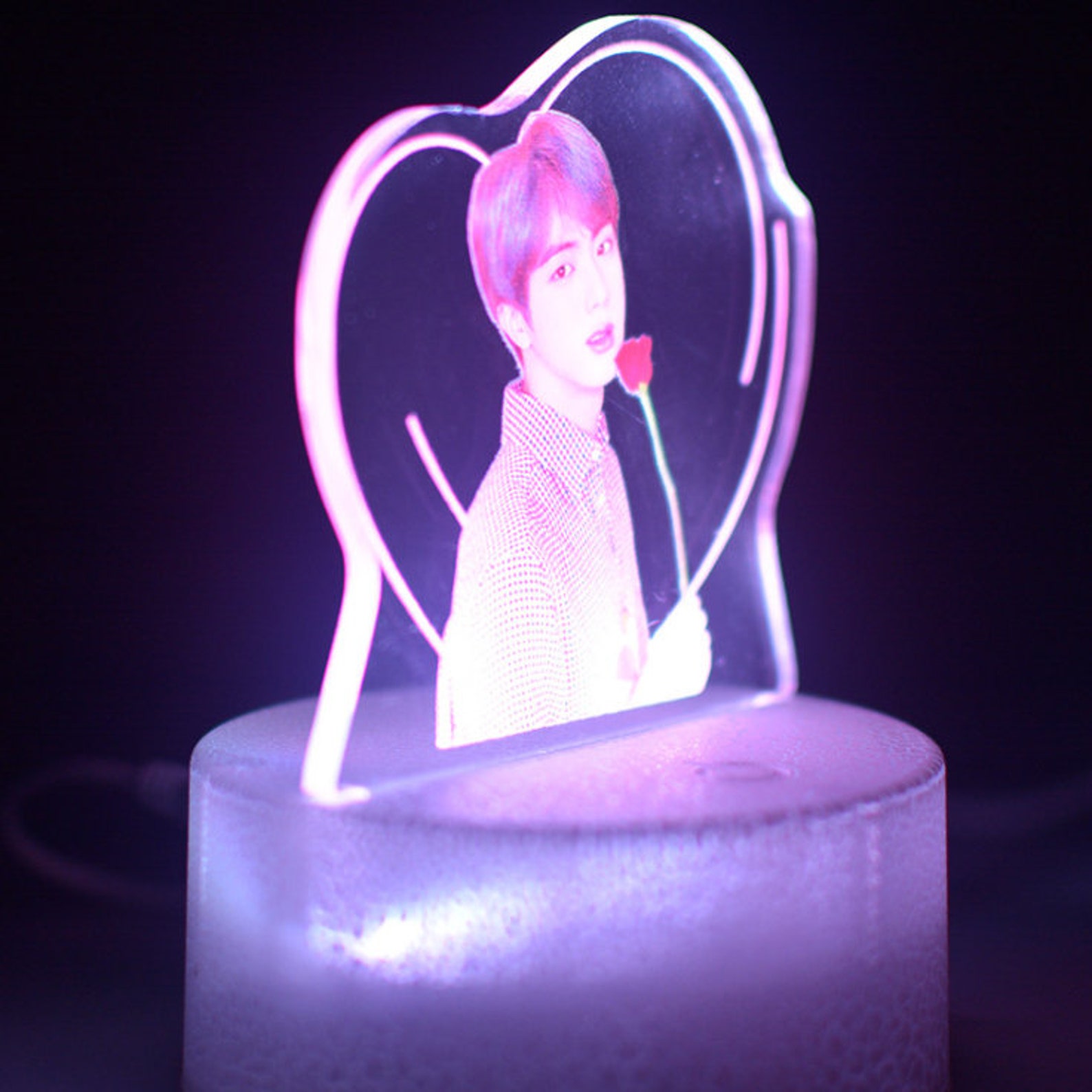 BTS LED Night Light Lamp Bedside Lamp neon sign light BTS Etsy
