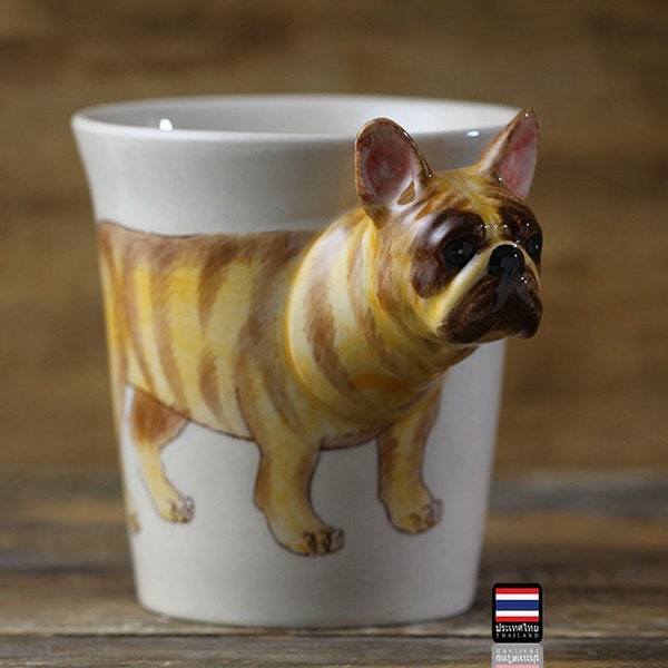 Bulldog Pottery Mug - Etsy