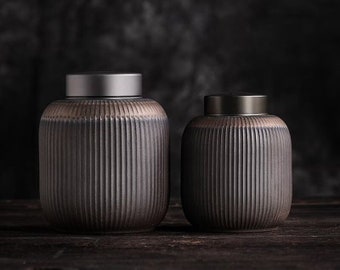 Ceramic Tea Canisters Traditional Tea Jars Storage Tea