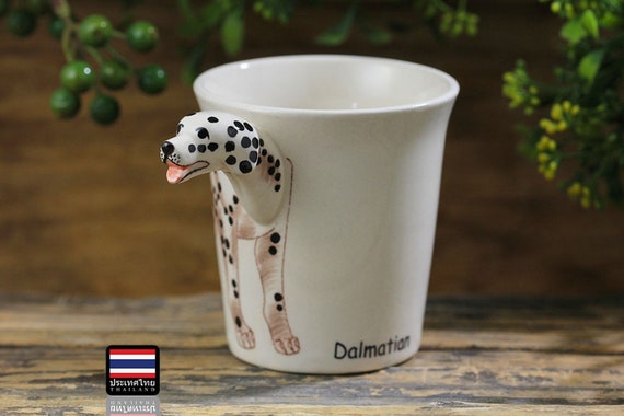 Dalmatian Jumbo 24 Oz Mug, Extra Large Mug, Crafted, Ceramic Pottery Mug,  Tea Mug, Coffee Mug 