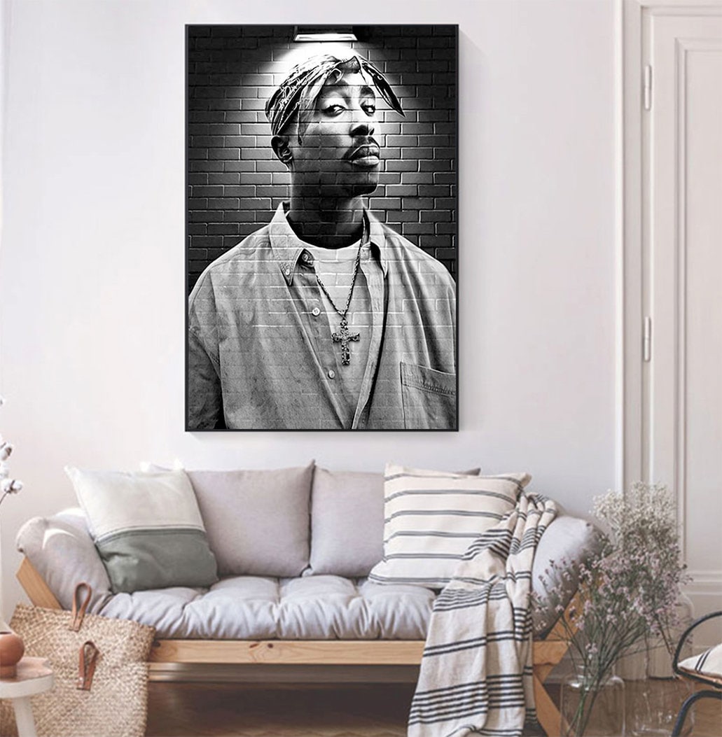 Tupac Shakur Rapero Leyenda de Rap Póster, 2Pac Hip Hop, Tupac All Eyez ...