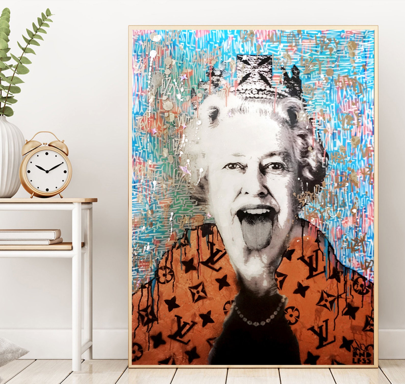 20th Modern painting luxury painting fun painting Etsy