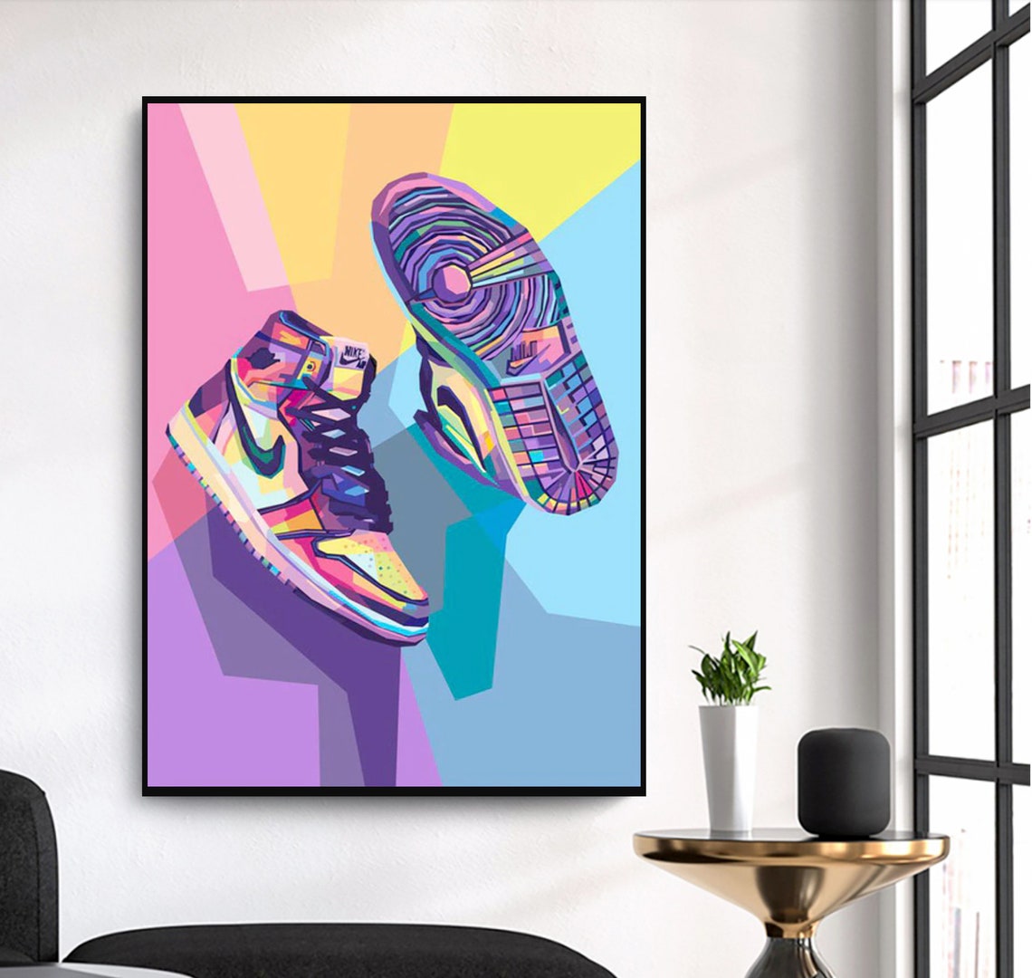 9 Sneakers Board Nike Board Sneakers Wall Art Air Force - Etsy