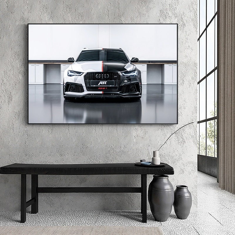 Audi Blended Fan-Submitted Photos With Vintage Poster Art