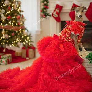 Large Dog Red Dress - Etsy Large Dog Red Dress - Etsy