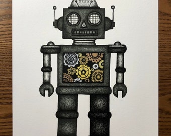 Vintage Toy Robot