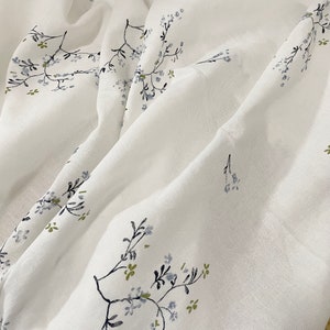 Cotton white tablecloth,Rectangle tablecloth,Square tablecloth,Cottage tablecloth,Kitchen decoration,Housewarming gift,Floral tablecloth