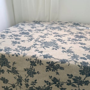 Cotton and linen tablecloth,Lcae tablecloth,Custom tablecloth,Square tablecloth,Rectangle tablecloth,Wedding tablecloth,Blue tablecloth