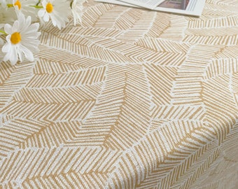 Cotton and linen tablecloth,Rectangle tablecloth,Oval tablecloth,Round tablecloth,Custom tablecloth,Yellow tablecloth,Housewarming gift,Blue