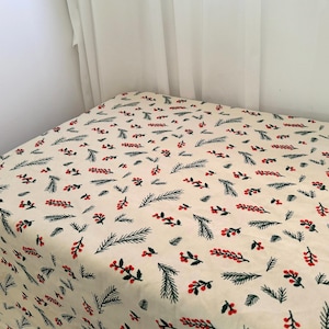 Cotton embroidered tablecloth,Custom tablecloth,Rectangle tablecloth,Square tablecloth,Wedding tablecloth,Floral tablecloth,Boho tablecloth