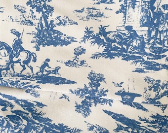 Blue tablecloth,Large tablecloth,Wedding tablecloth,Cotton and linen tablecloth,Rectangle tablecloth,Printed tablecloth,Tablecloth 60 by 102