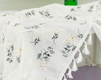 Floral tablecloth,Rectangle tablecloth,Square tablecloth,Round tablecloth,Large tablecloth,Farmhouse tablecloth,Cotton tablecloth,Wedding