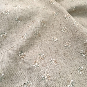 Cotton and linen tablecloth,Embroidered tablecloth,Square tablecloth,Rectangle tablecloth,Beige tablecloth,Housewarming gift