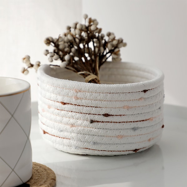 Woven Cube Storage Etsy