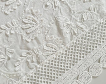 Spitzenstickerei Tischdecke,weiße Tischdecke,Baumwolltischdecke 60 von 102,Hochzeit Tischdecke,rechteckige Tischdecke,runde Tischdecke,Geschenk
