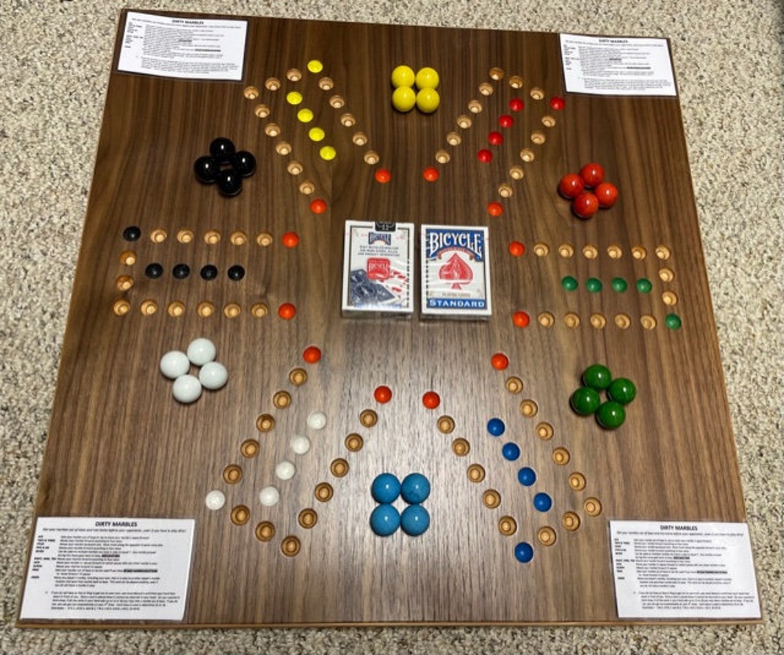 The Real Dirty Marbles Game Etsy