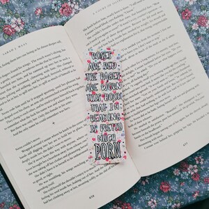 roses are red bookmark, booktok, funny bookmark, smut books, bookmarks, gift ideas for her, cute bookmark, bookish, good girl, tbr