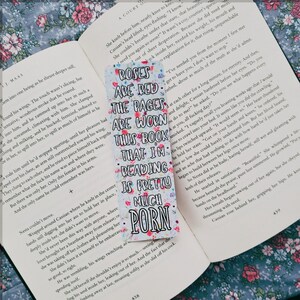 roses are red bookmark, booktok, funny bookmark, smut books, bookmarks, gift ideas for her, cute bookmark, bookish, good girl, tbr