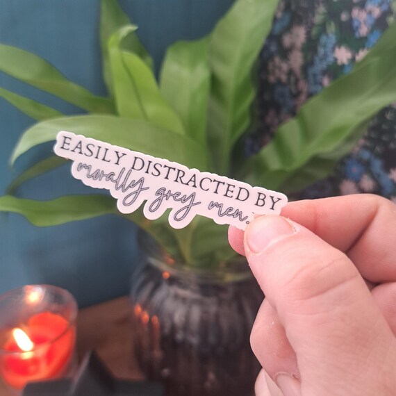 Morally Grey Men Sticker: Booktok Laptop Decal