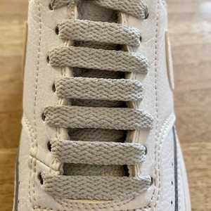 Premium pearl gray flat laces