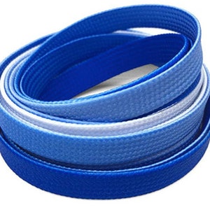 Gradient flat shoelaces in several colors