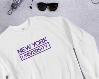 nyu sweatshirt vintage