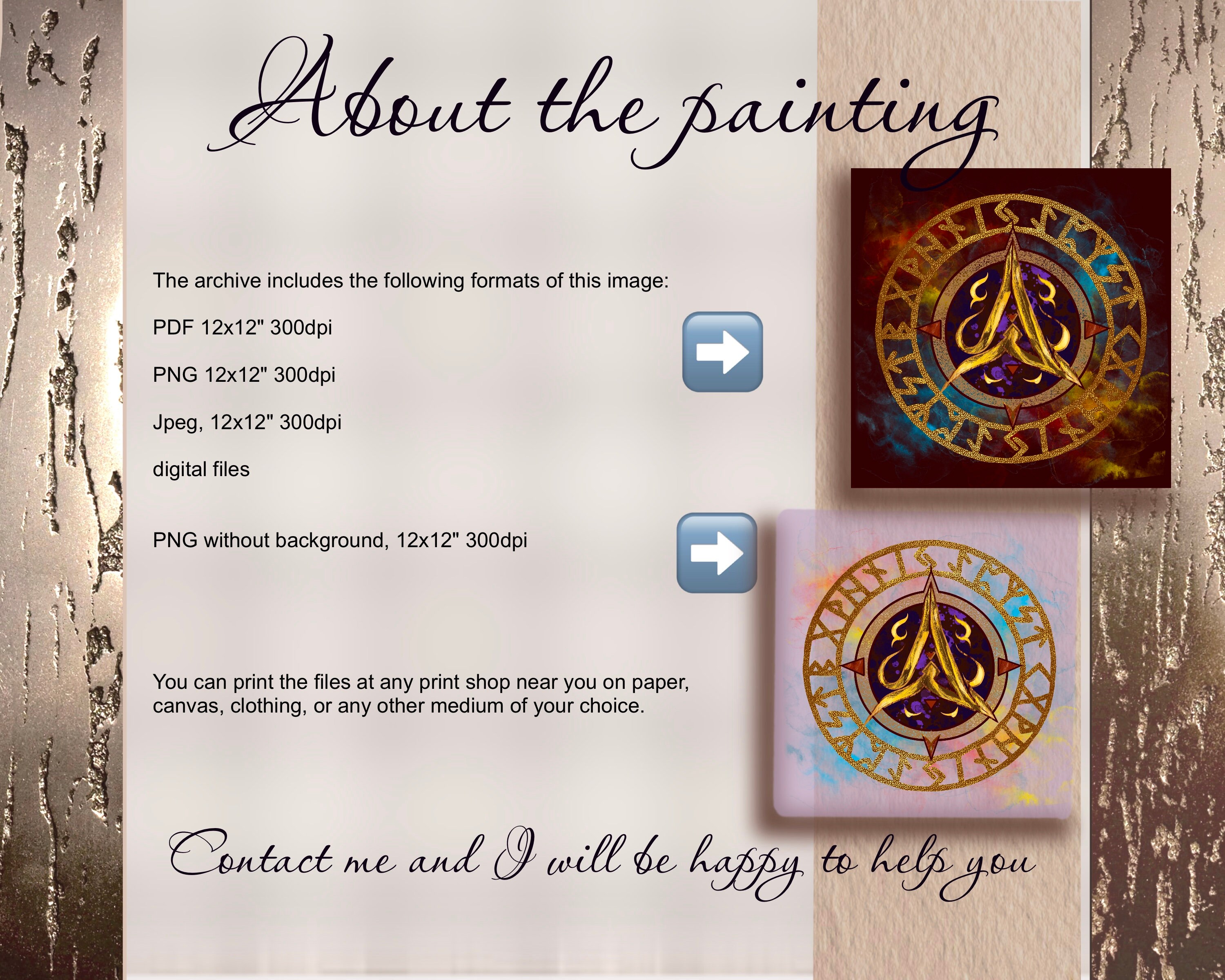 Asgard Rune Symbol | Celtic Knot Triquetra Art (digital Download) - Etsy