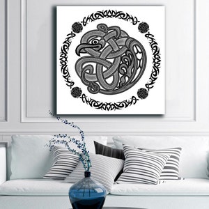 Keltisches Schutzamulett | Keltischer Adler - Zaubermuster | druckbare Kunst | Digitale Dateien