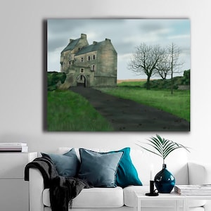 Outlander Lallybroch Print: Jamie and Claire&#39;s Home (Digital Download)