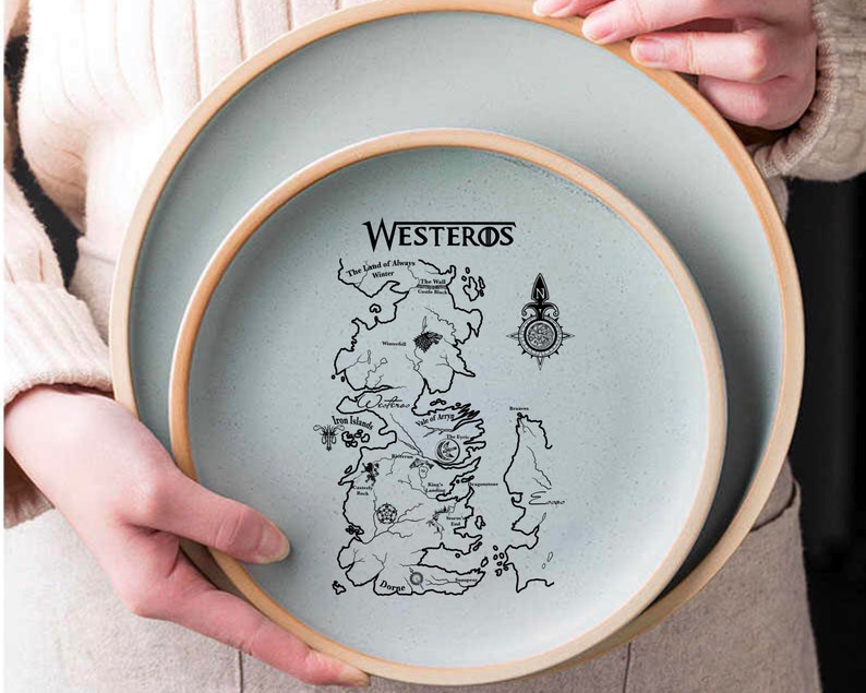 Westeros Map Label Less Map of Westeros Based on Game of Thrones PNG, Jpeg, PDF Digital File - Etsy