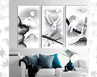 日本の庭園水墨画：縮景園風景画（デジタルダウンロード） - Etsy 日本